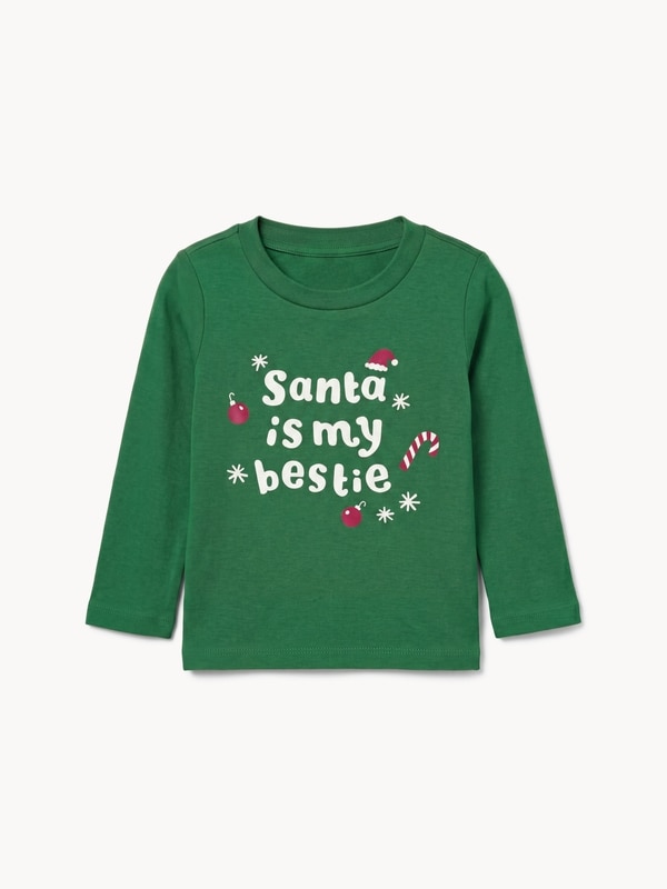 Joe Fresh Haut imprimé à manches longues, bébés garçons 1 ea, 8,00 $/1ch
