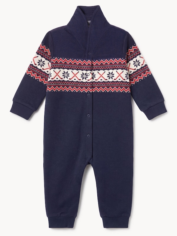 Joe Fresh Barboteuse imprimée à col châle, bébés garçons 1 ea, 19,00 $/1ch