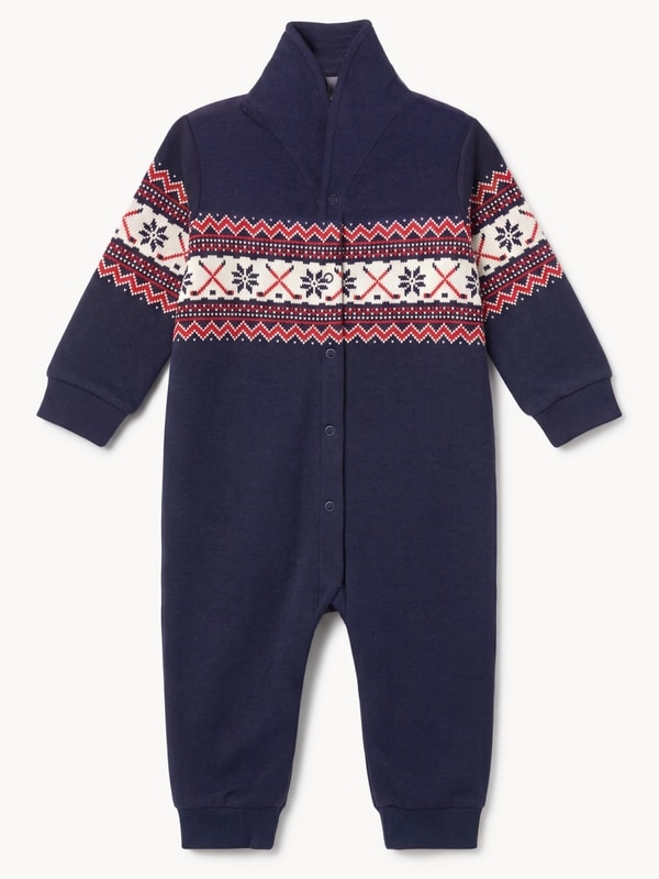 Joe Fresh Barboteuse imprimée à col châle, bébés garçons 1 ea, 19,00 $/1ch