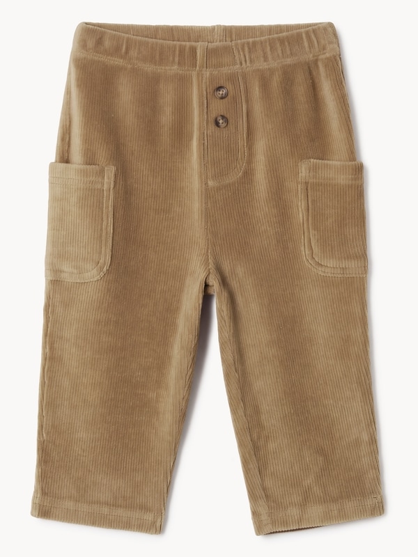 Pantalon en velours côtelé, bébés garçons - Brun