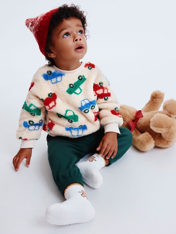 Baby Boys' Fleece Set - Sand