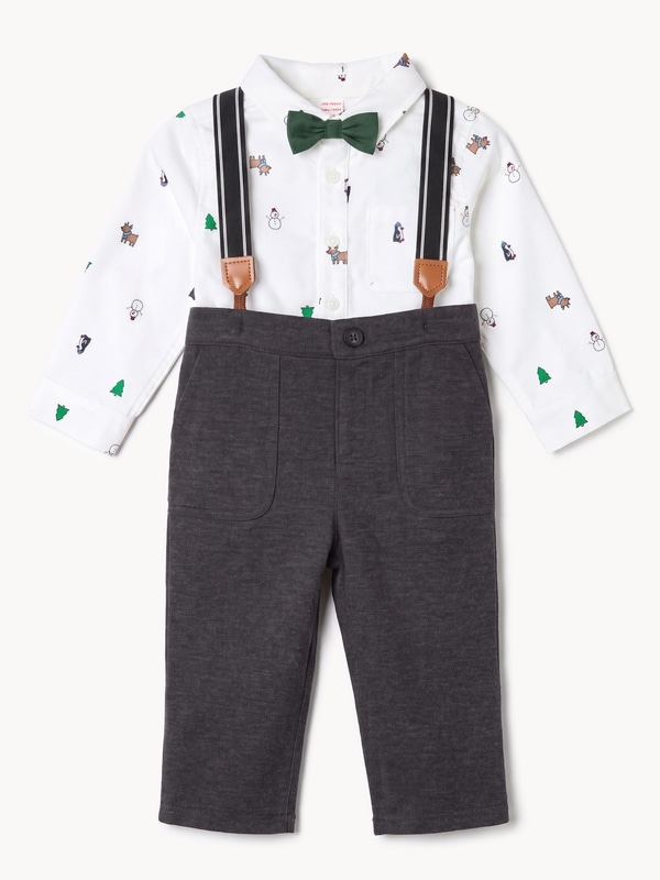Joe Fresh Baby Boys' Oxford Overalls Set 1 ea, $35.00/1ea