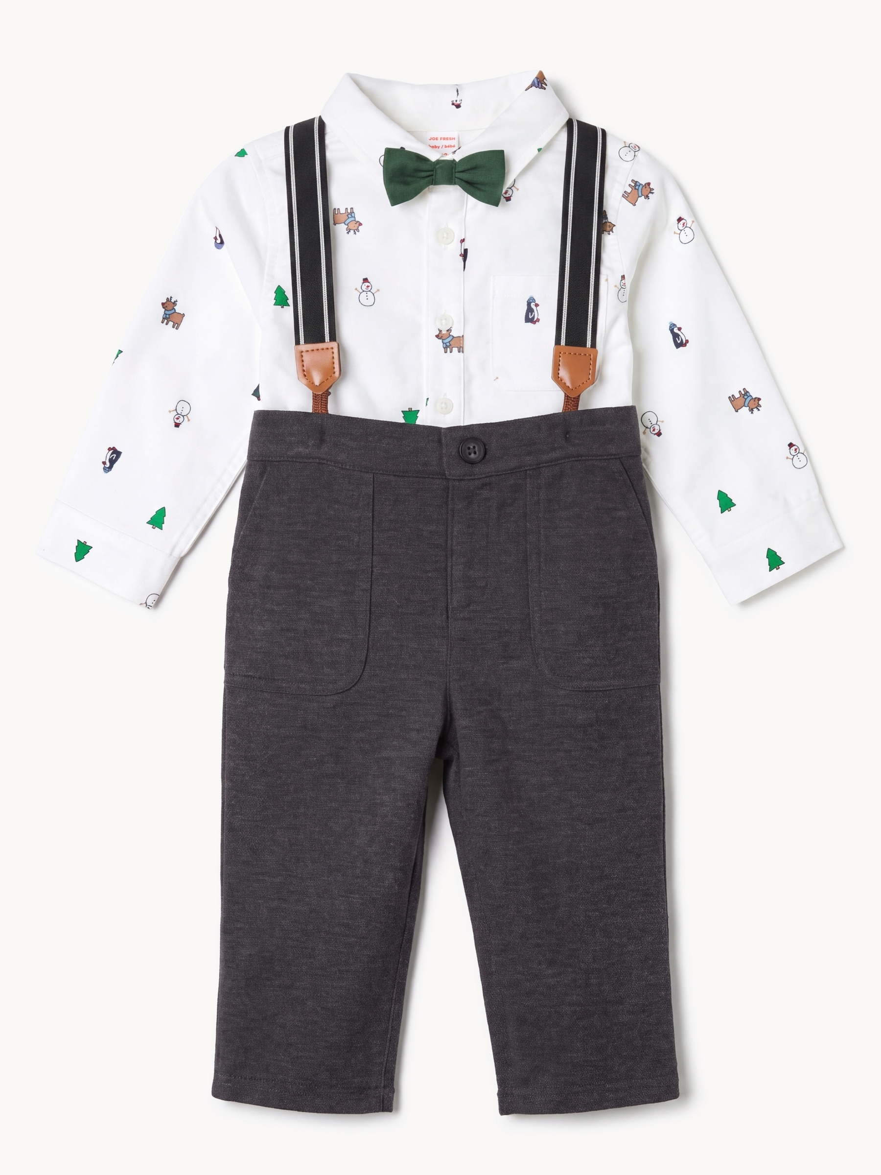 Ensemble salopette Oxford, bébés garçons