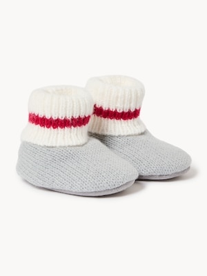 Baby Boys' Slipper Socks - Grey