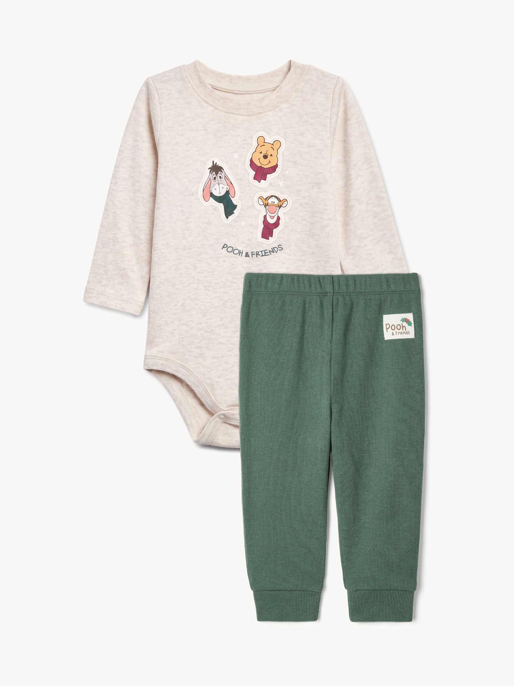 Baby Boys' Disney Winnie the Pooh Bodysuit Set