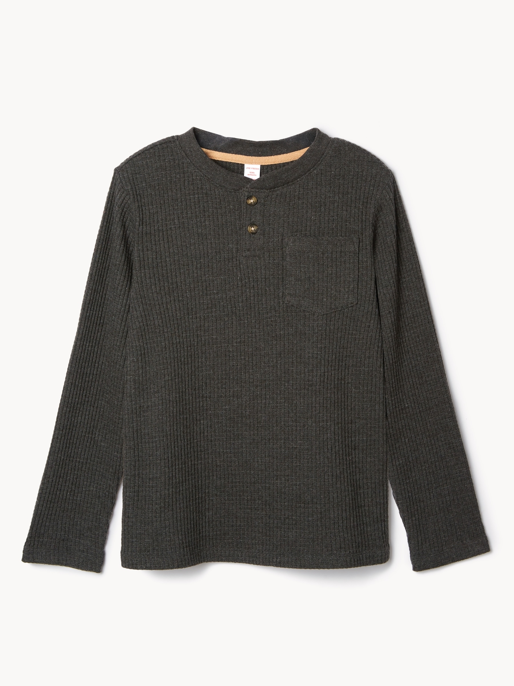 Chemise Henley en tricot gaufré, garçons