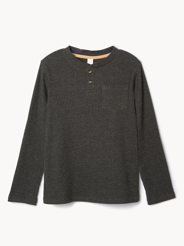Joe Fresh Kid Boys' Waffle-Knit Henley Shirt 1 ea, $14.00/1ea