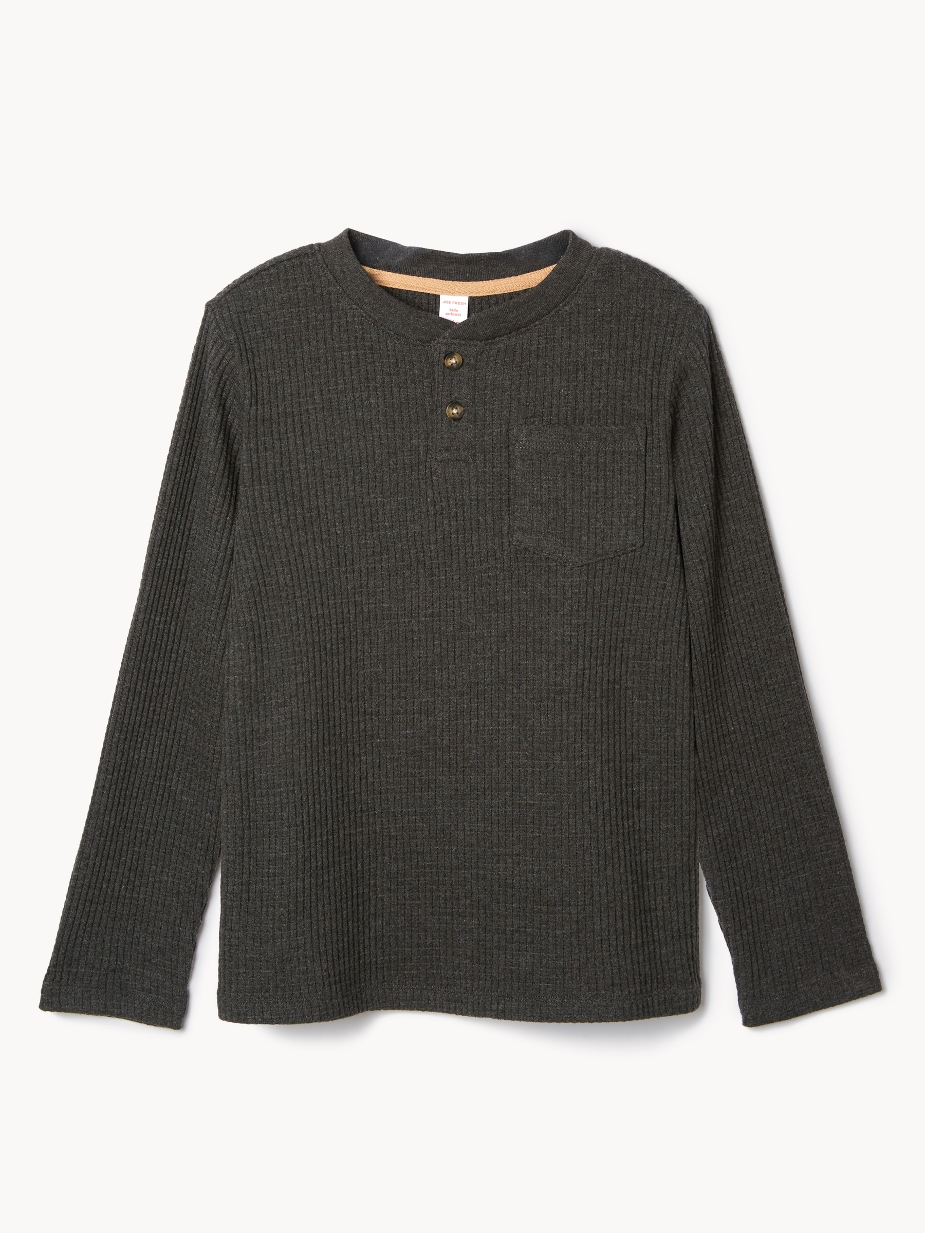 Chemise Henley en tricot gaufré, garçons