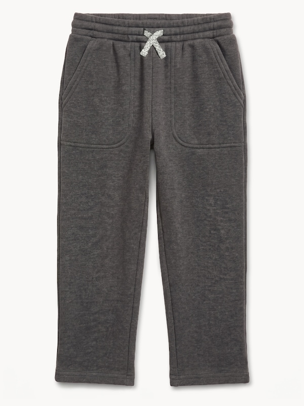 Kid Boys' Fleece Joggers - Charcoal Melange