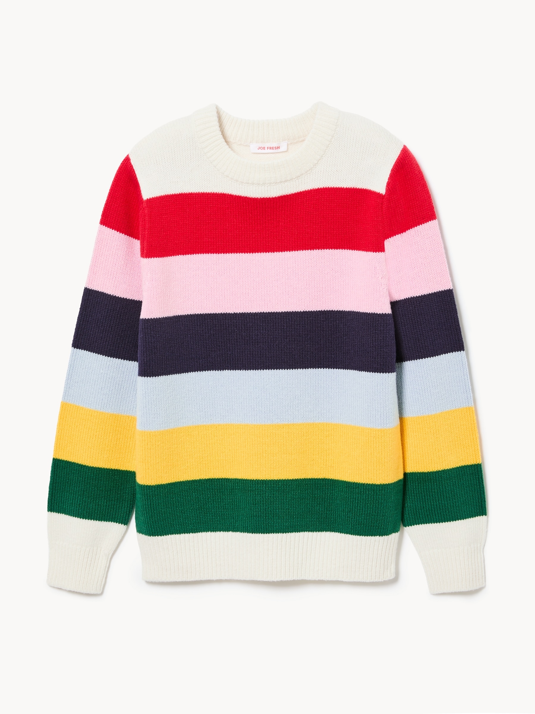 Chandail en tricot rayé