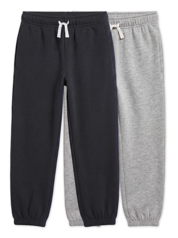 Ensemble de 2 joggings en molleton, garçons - Mélange De Gris Pâle