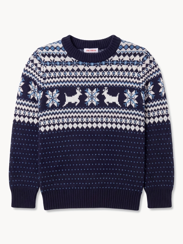 Joe Fresh Chandail en tricot jacquard, garçons 1 ea, 29,00 $/1ch