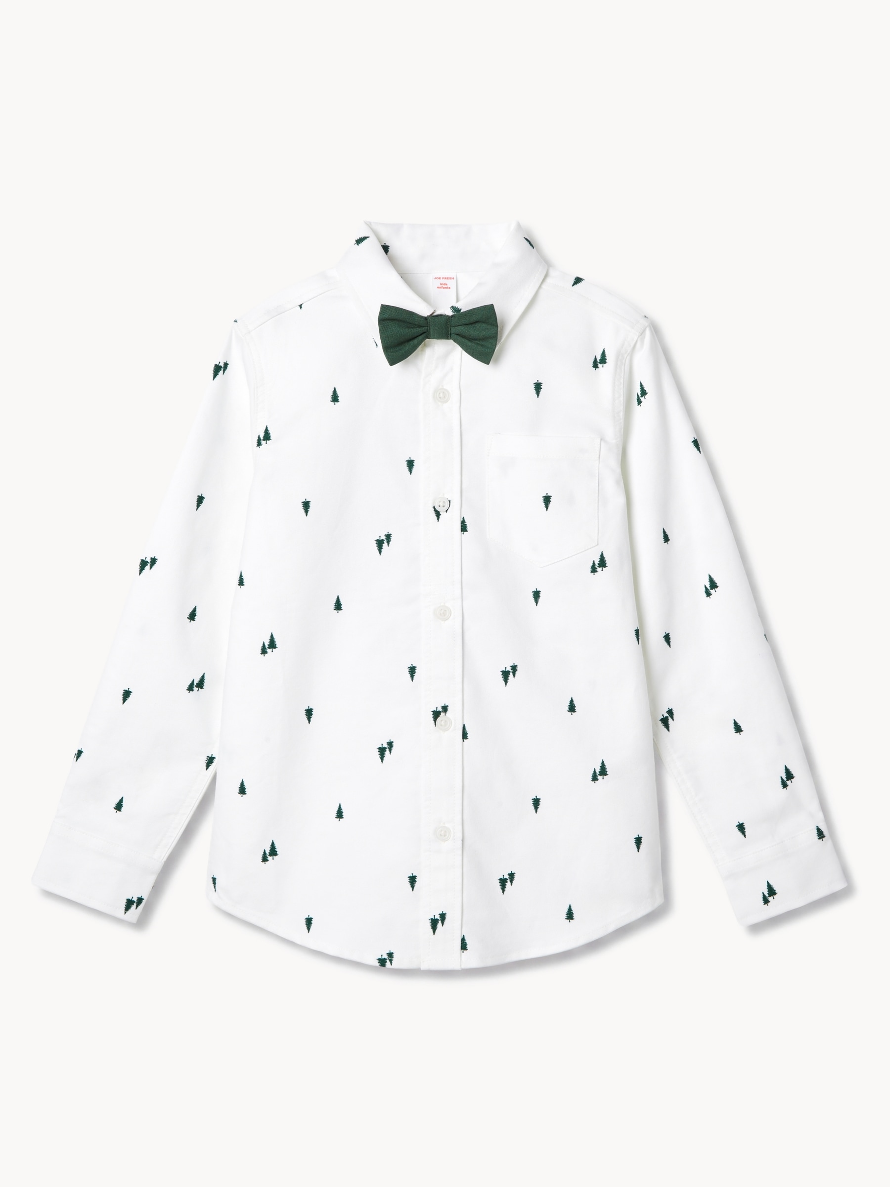 Chemise Oxford avec nœud papillon, garçons