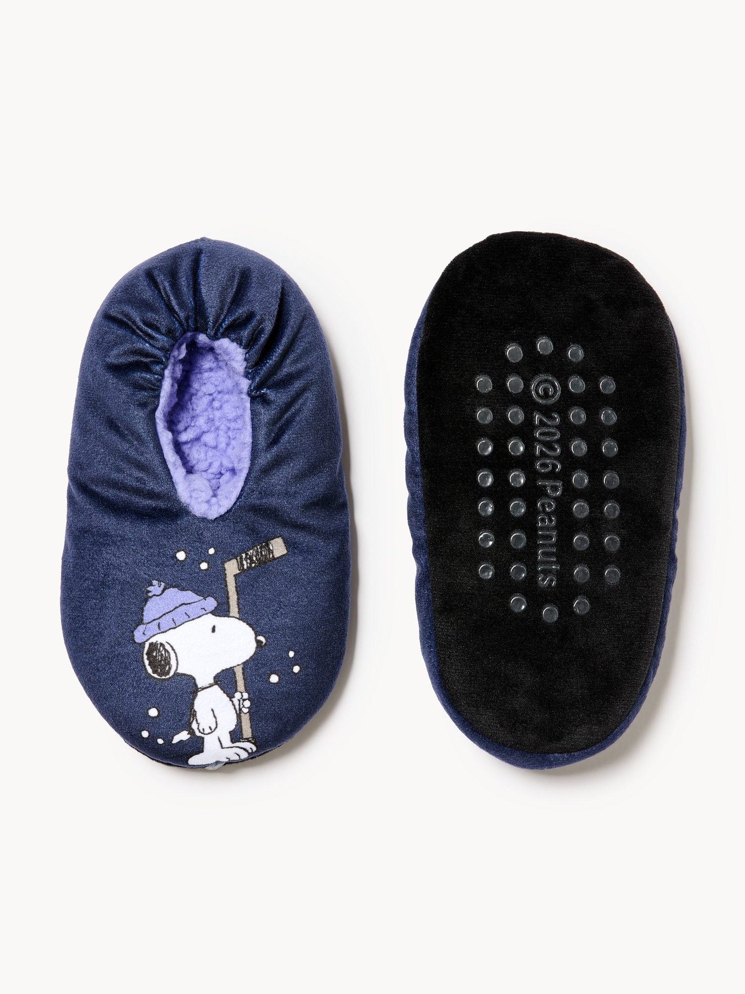 Kid Boys' Peanuts Snoopy Slipper Socks