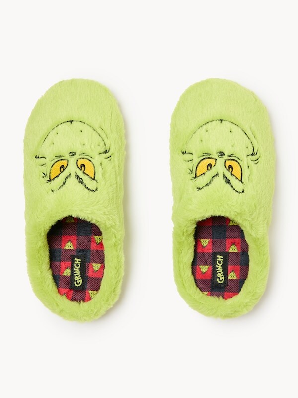 Kid Boys' Grinch Slippers