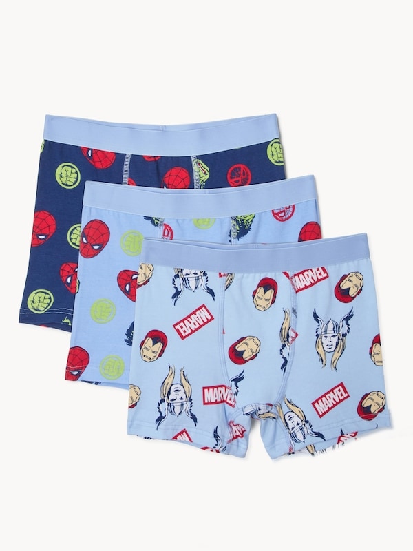 Joe Fresh Ens. 3 caleçons boxeurs Avengers Marvel, garçons 1 ea, 19,00 $/1ch