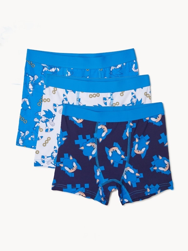 Joe Fresh Kid Boys' Sonic the Hedgehog 3-Pack Boxer Briefs 1 ea, $19.00/1ea