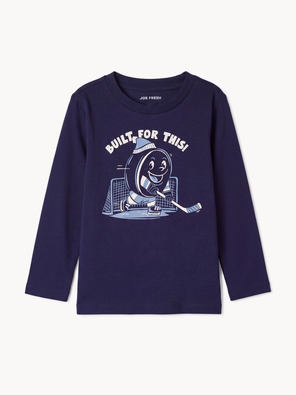 Joe Fresh Toddler Boys' Long Sleeve Holiday Top 1 ea, $10.00/1ea