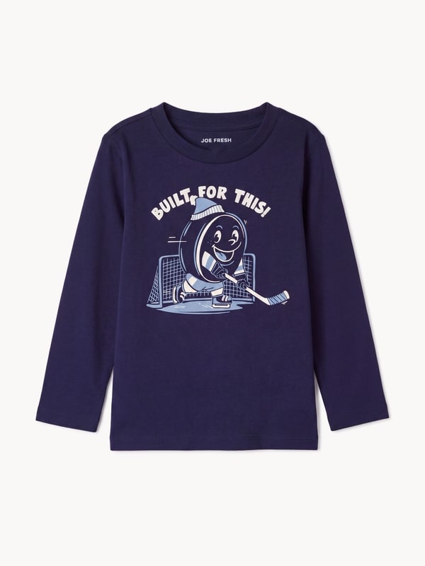 Toddler Boys' Long Sleeve Holiday Top