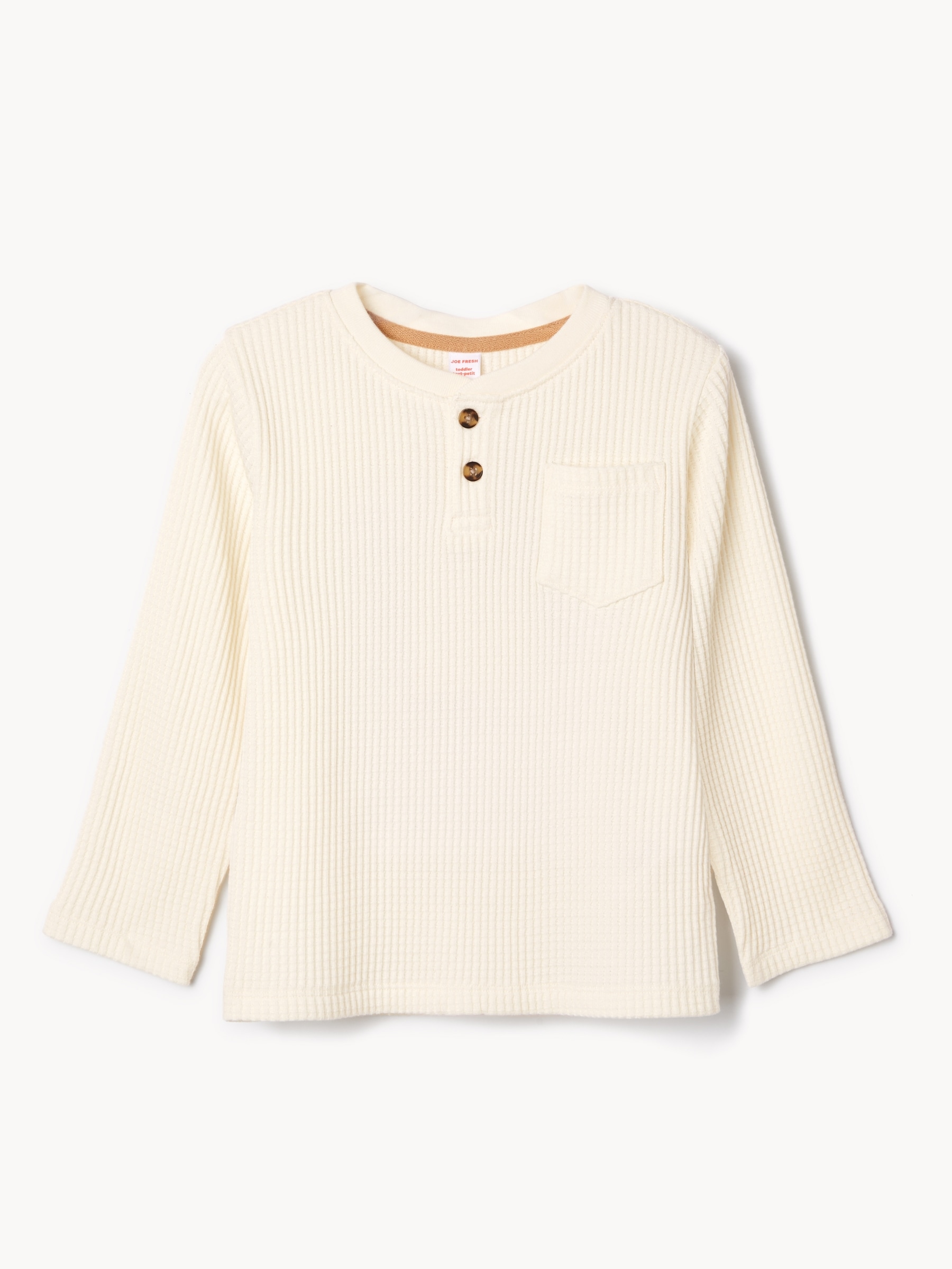 Toddler Boys' Henley Long Sleeve Top