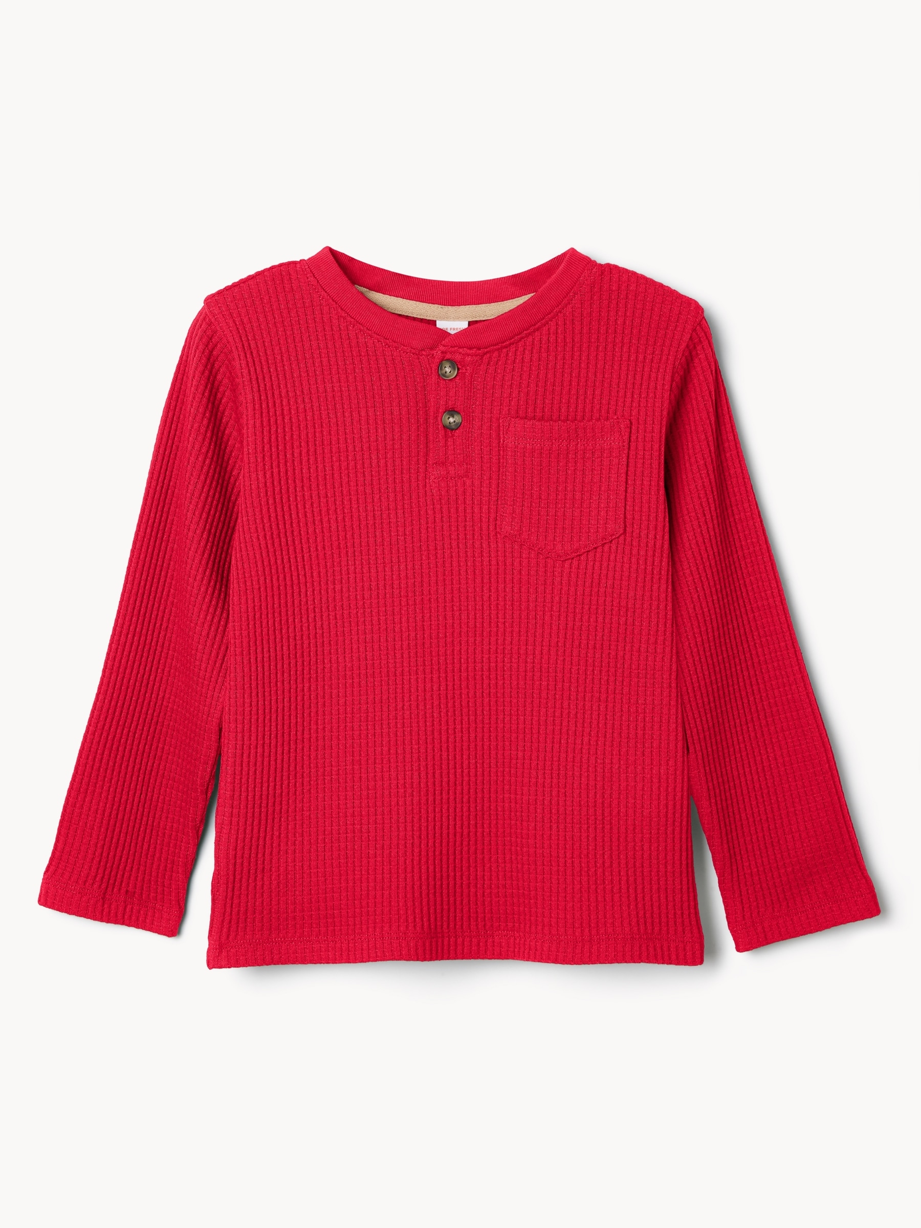 Toddler Boys' Henley Long Sleeve Top