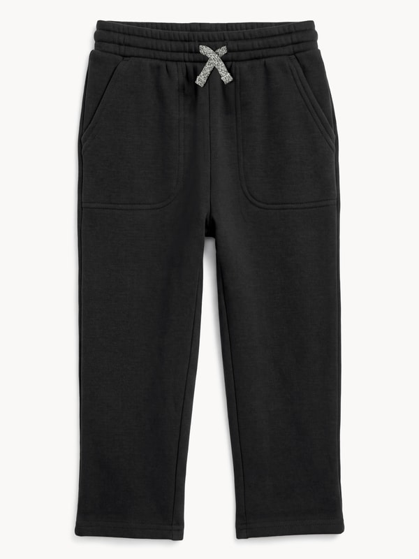 Toddler Boys' Fuzzy Fleece Joggers - JF Black