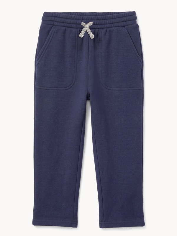 Toddler Boys' Fuzzy Fleece Joggers - Dark Navy