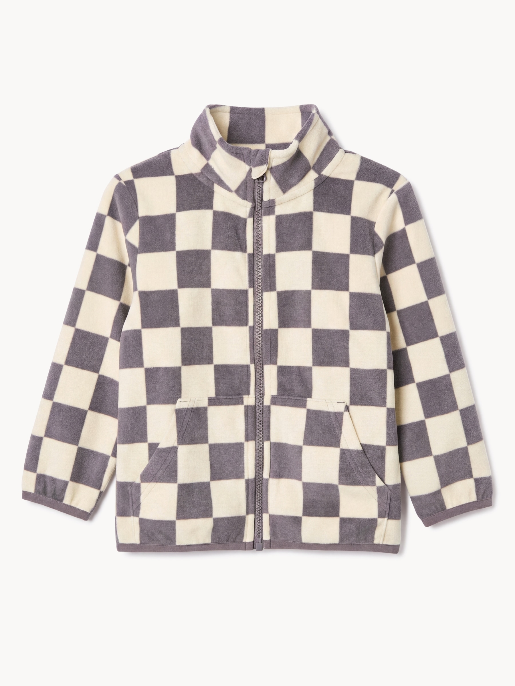 Veste à carreaux en micromolleton, petits garçons
