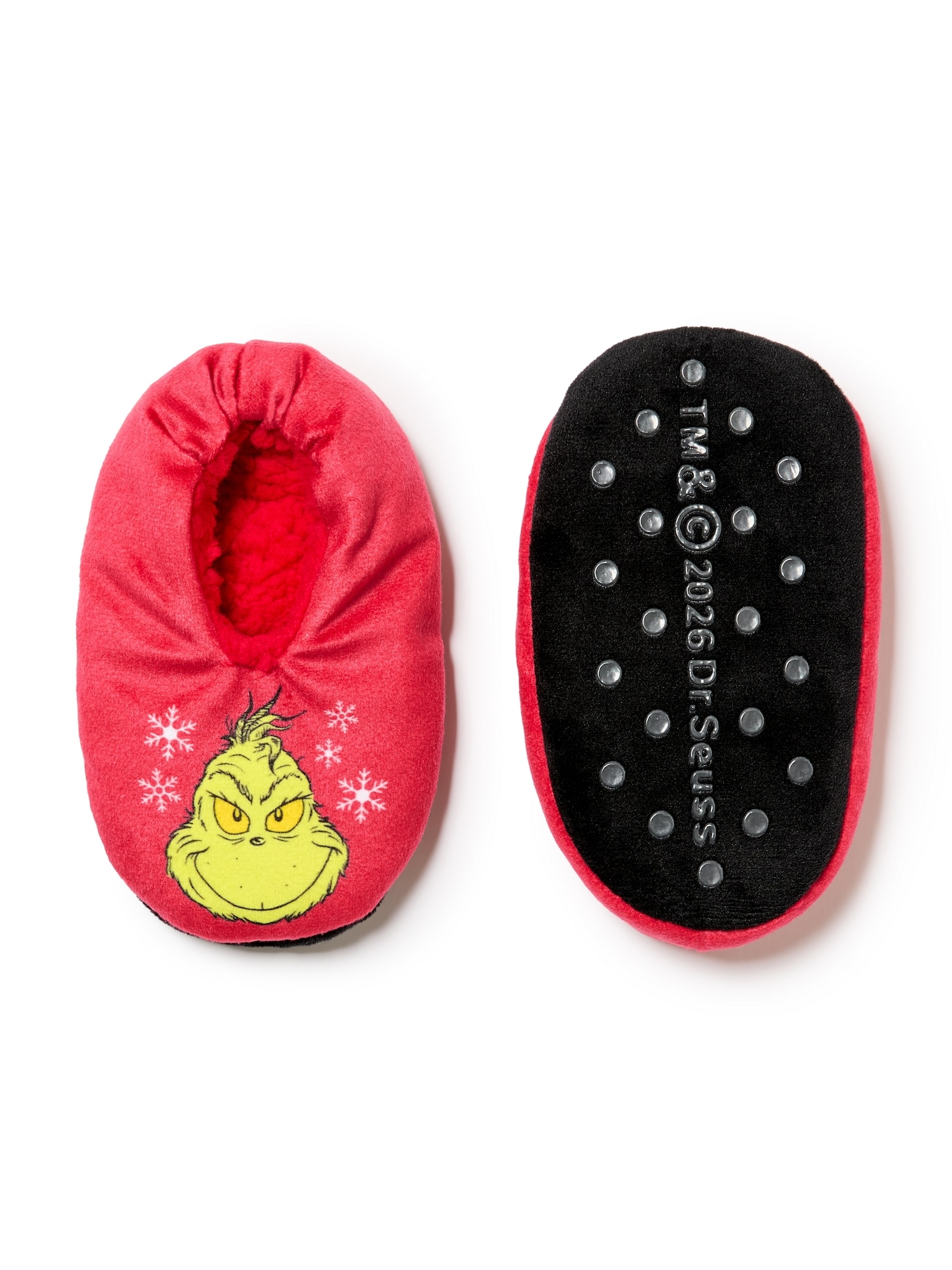 Toddler Boys' Grinch Slipper Socks