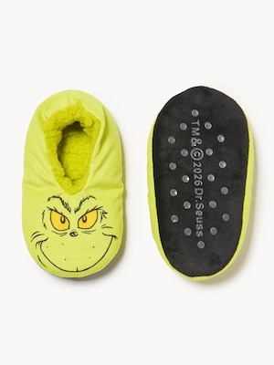 Chaussons Le Grincheux pour petits garçons - Vert Vif