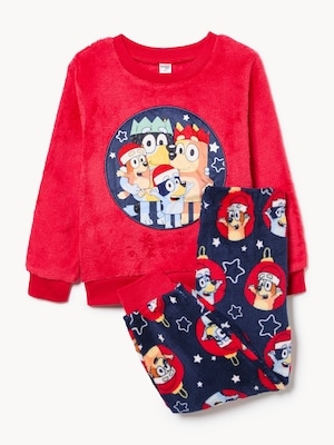 Joe Fresh Toddler Boys' Bluey Holiday Sleep Set 1 ea, $24.00/1ea