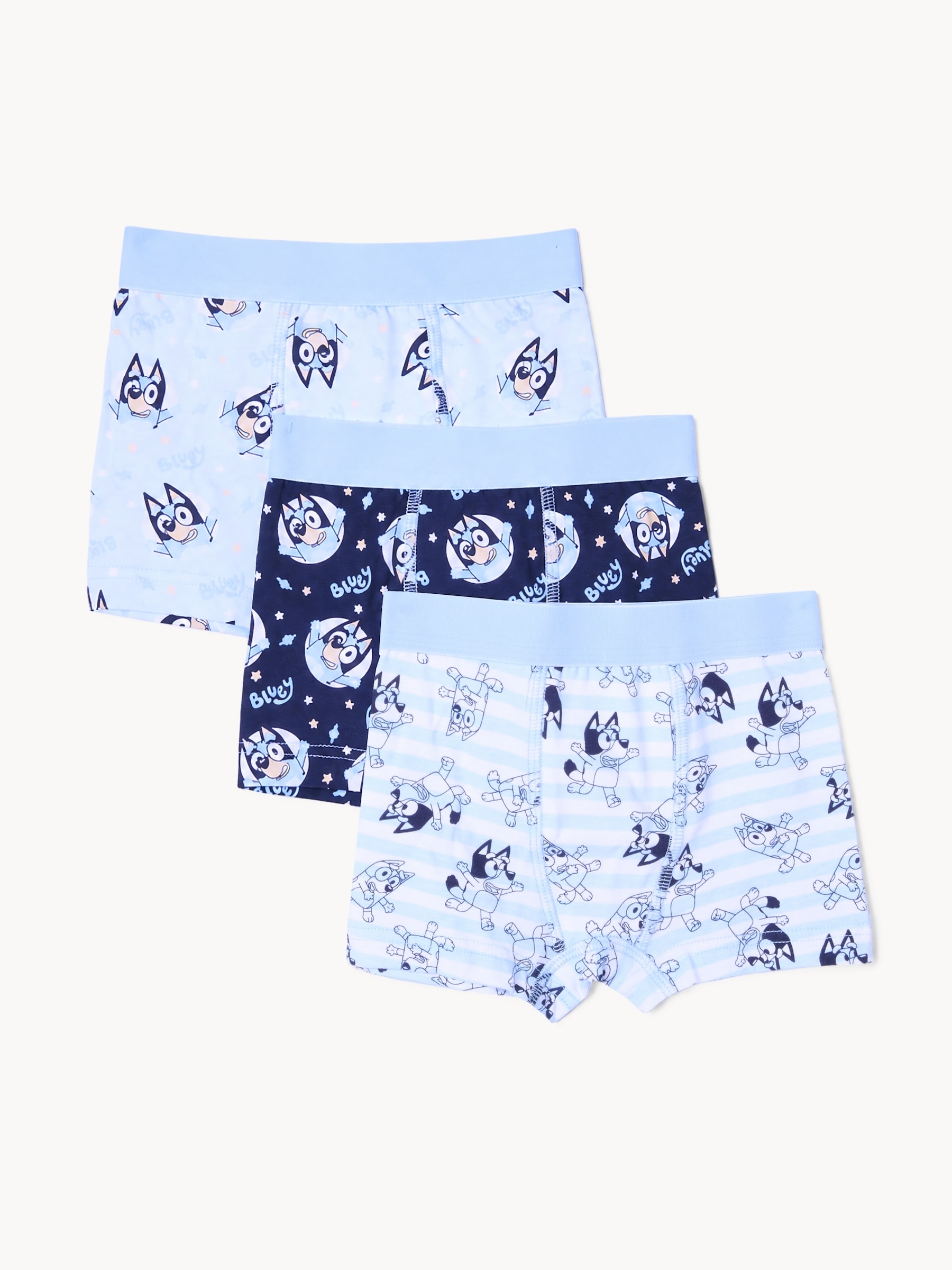 Ens. 3&nbsp;caleçons boxeurs Bluey pour petits garçons