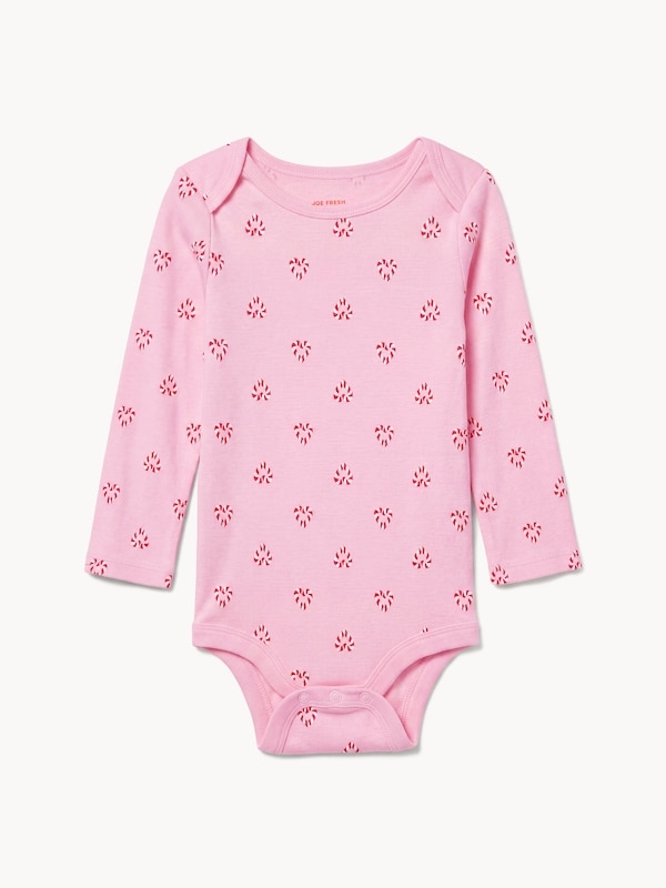 Joe Fresh Baby Girls' Long Sleeve Bodysuit 1 ea, $8.00/1ea