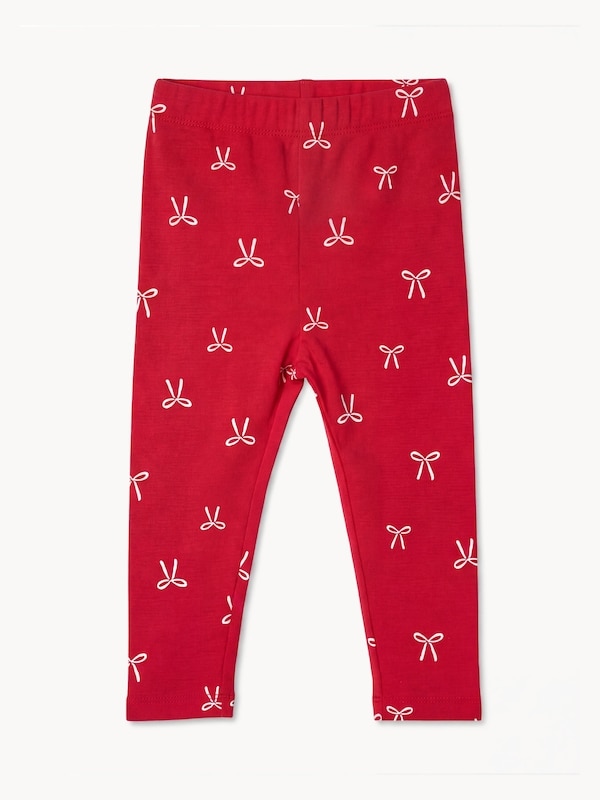 Baby Girls' Leggings - Bright Red