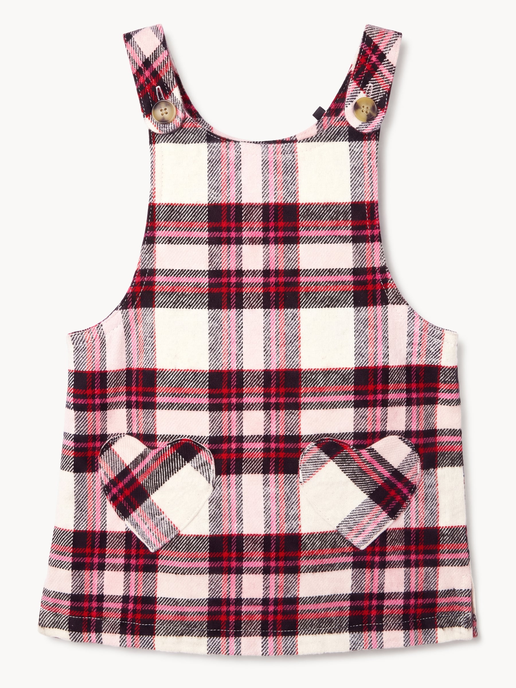 Robe chasuble en tartan, bébés filles