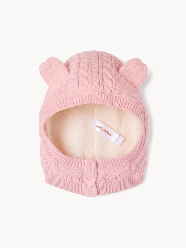 Joe Fresh Passe-montagne ourson, bébés filles 1 ea, 14,00 $/1ch