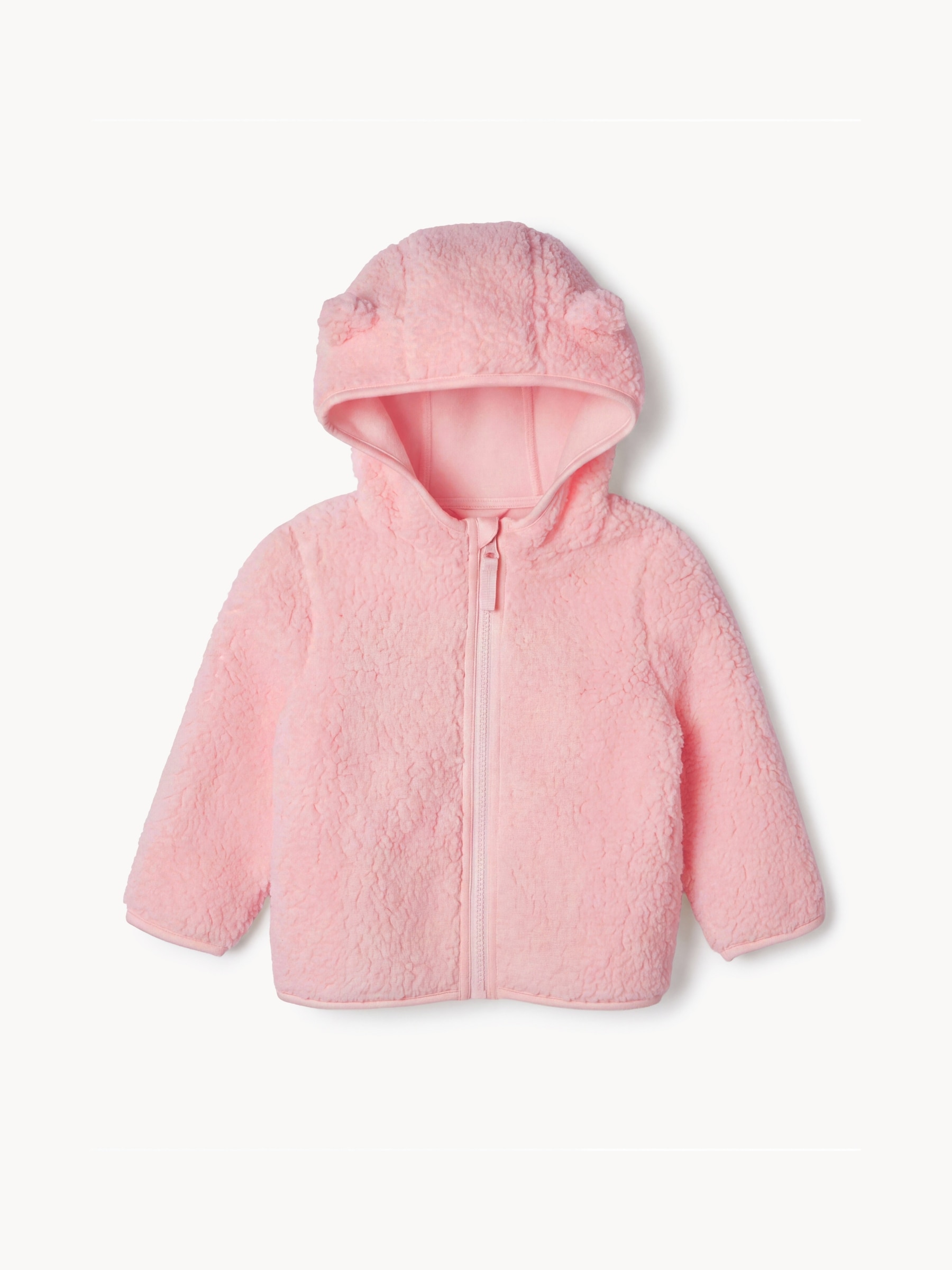 Veste en molleton à oreilles d’ours, bébés filles