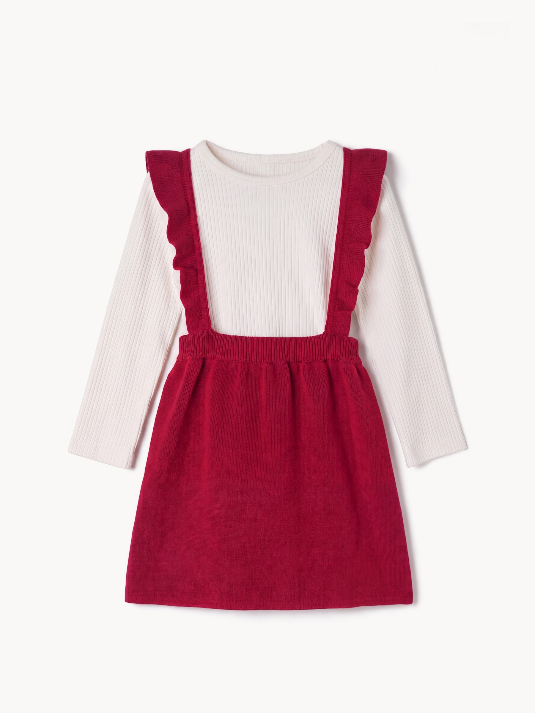 Robe-salopette en tricot, bébés filles