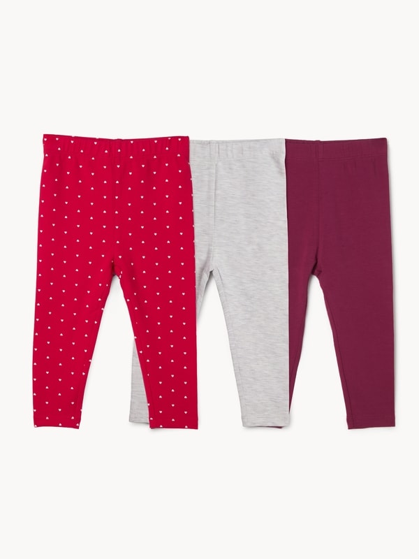 Joe Fresh Baby Girls' 3-Pack Leggings 1 ea, $16.00/1ea