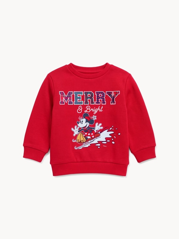 Joe Fresh Baby Girls' Disney Minnie Mouse Holiday Sweatshirt 1 ea, $16.00/1ea