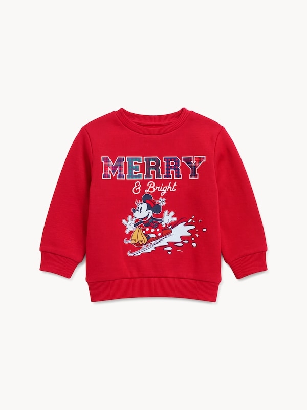 Joe Fresh Chandail en molleton des Fêtes Minnie Mouse Disney 1 ea, 16,00 $/1ch