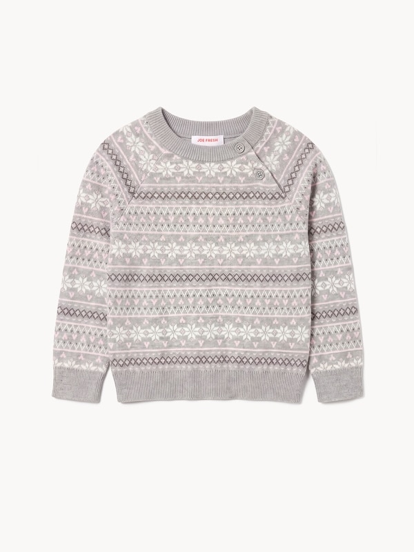 Joe Fresh Baby Girls' Fair Isle Sweater 1 ea, $19.00/1ea