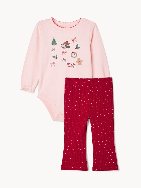 Joe Fresh Baby Girls' Disney Minnie Mouse Bodysuit Set 1 ea, $24.00/1ea