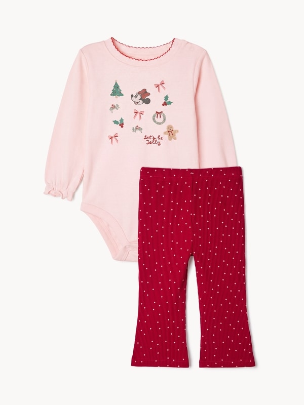 Joe Fresh Baby Girls' Disney Minnie Mouse Bodysuit Set 1 ea, $24.00/1ea