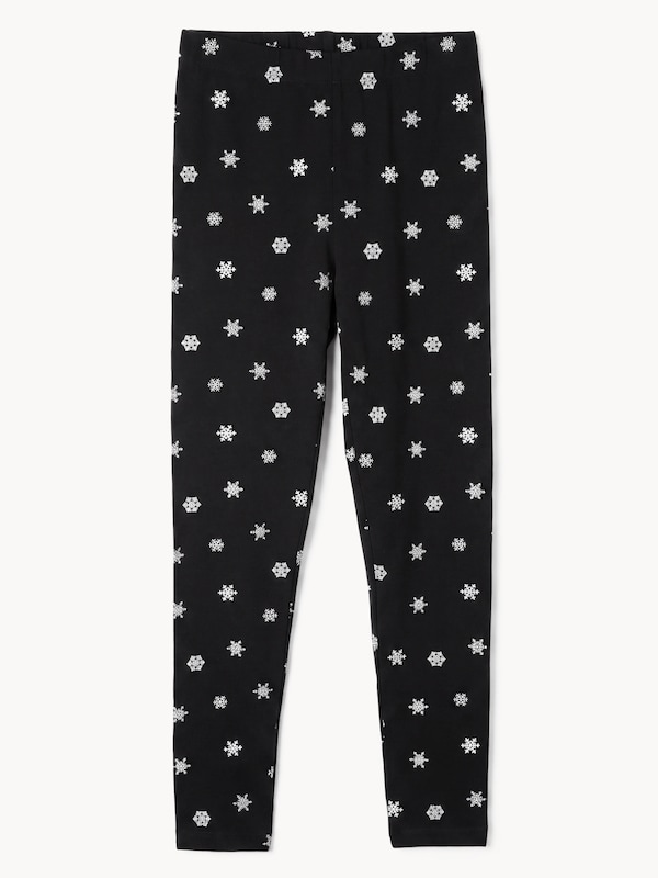 Kid Girls' Printed Legging - JF Black