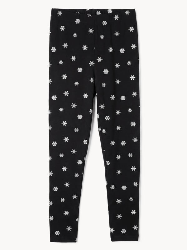 Kid Girls' Printed Legging - JF Black