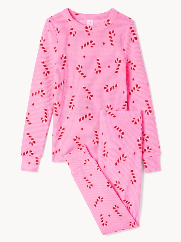 Kid Girls' Fleece Sleep Set - Pink