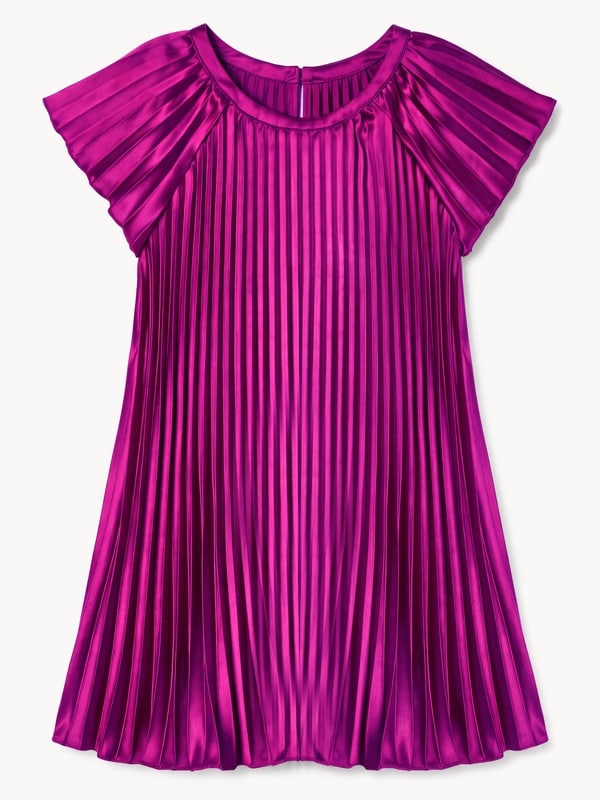 Joe Fresh Kid Girls' Satin Pleated Dress 1 ea, $34.00/1ea