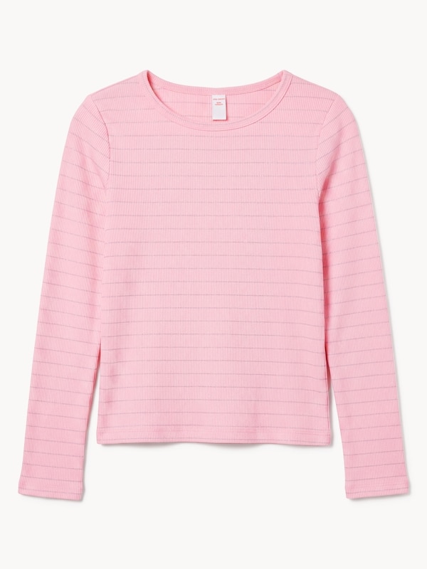 Joe Fresh Kid Girl's Long Sleeve Ribbed Top 1 ea, $16.00/1ea