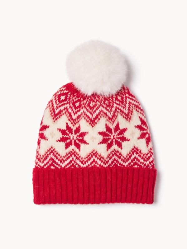 Joe Fresh Tuque jacquard, filles 1 ea, 12,00 $/1ch